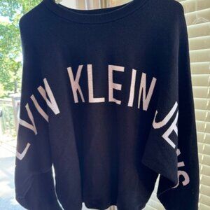 Calvin Klein Long Cropped Sweater